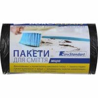Пакеты для мусора Buroclean EuroStandart крепкие черные 60 л 40 шт. (4823078922885)