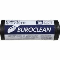Мусорные пакеты Buroclean черные 60 л 20 шт. (4823078910646)