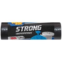 Мусорные пакеты Фрекен БОК Strong сверхпрочные Черные 160 л 10 шт. (4820048480369)