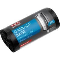 Мусорные пакеты PRO service Standard LD Черные 60 л 20 шт. (4820048488006)