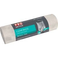 Мусорные пакеты PRO service Clear Bags LD Прозрачные 160 л 10 шт. (4823071641301)