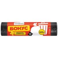 Мусорные пакеты Бонус Черный 120 л 10 шт. (4823071624878)