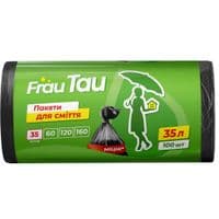 Мусорные пакеты Frau Tau Черные 35 л 100 шт. (4820195508190)