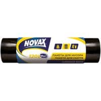 Мусорные пакеты Novax черные 120 л 10 шт. (4823058307343)