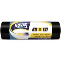 Мусорные пакеты Novax черные 160 л 10 шт. (4823058308692)