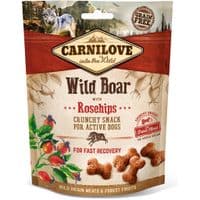 Лакомство для собак Carnilove Crunchy Snack с диким кабаном, шиповником 200 г (8595602527298)