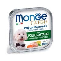 Консервы для собак Monge DOG FRESH курица с овощами 100 г (8009470013031)