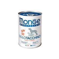 Консервы для собак Monge Dog Solo 100% индейка 400 г (8009470014229)