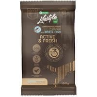 Лакомство для собак Nature's Protection Lifestyle Grain Free White fish Active & Fresh Junior 150 г (KIKNPLS47203)