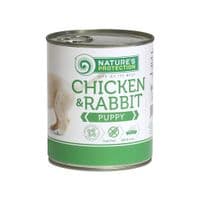 Консервы для собак Nature's Protection Puppy Chicken&Rabbit 800 г (KIK45091)