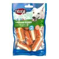 Лакомство для собак Trixie Кость для чистки зубов с курицей Denta Fun 5 см 120 г (4011905313405)