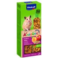 Лакомство для грызунов Vitakraft Kracker с фруктами для хомяков 2 шт (4008239251541)