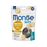 Лакомство для собак Monge Gift Dog Training утка с бананом 150 г (8009470085748)