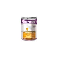 Консервы для собак Gemon Dog Wet Mini Adult кусочки с курицей и рисом 415 г (8009470387873)