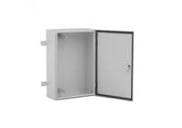 Гермобокс VAGOS 4U-A-IP54 (600х400x200) для кріплення на стіну, метал, IP54, двері петельні, поворотний замок
