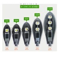 Вуличний LED-ліхтар, 100W, 6000К, Black