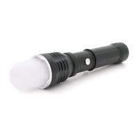 Ліхтар ручний Watton WT-282, 1LED CREE Q5, 3W, 2 режими, ZOOM,18650/ААА/1300mah, Black, IP40, МЗП+АЗП, 190х45х30мм, BOX