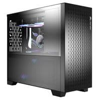 Корпус ALmordor Sparkle 170M Matx Lite Black, без БП, Mini Tower, для Micro ATX/Mini ITX, 2xUSB 3.0, макс. CPU – 145 мм/VGA – 360 мм/PSU – 160 мм, боковая панель из закаленного стекла (ALS170MMLBK)