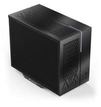 Корпус ALmordor Seiya 180 Matx Black, без БП, Mini Tower SFF, для Micro ATX/Mini ITX, 1xUSB 3.0, 1xType-C, макс. CPU – 165 мм/VGA – 350 мм/PSU – 180 мм, алюминиевый (ALS180MBK)
