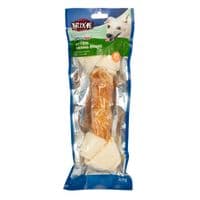 Лакомство для собак Trixie Кость для чистки зубов с курицей Denta Fun 25 см 220 г (4011905313207)