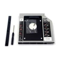 Адаптер подключения HDD 2.5`` 9.0 mm в отсек привода ноутбука SATA / mSATA (HDC-25), корпус aluminum, Blister, Q100
