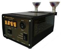 Зарядно-відновлювальний пристрій (ЗВП) для акумуляторів 12V (MF, WET, AGM, GEL), з набором навантажувальних ламп, Струм заряду до 25А, 160-255V