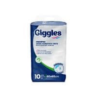 Пеленки для малышей Giggles 60х60 см 10 шт (8680131205042)