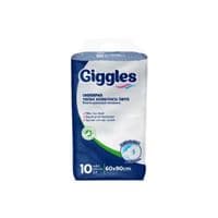 Пеленки для малышей Giggles 60х90 см 10 шт (8680131202027)