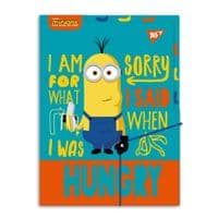 Папка на резинках Yes A4 с тремя разделителями Minions (492101)