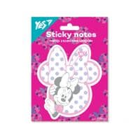 Бумага для заметок Yes с клейким слоем фигурная Minnie Mouse, 40 листов (170301)