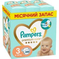 Підгузки Pampers Premium Care Midi Розмір 3 (6-10 кг) 200 шт (8006540855898)