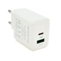 СЗУ BOROFONE BA67A PD20W Type-C+USB, 3A, White, Box