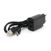 Набор BOROFONE BA53A СЗУ 1xUSB+ кабель Type-C, 2.1A, 1м, Black, Blister-box