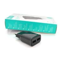 СЗУ 110-240V HOCO C88A, 2xUSB, 2.4A, Black, Box