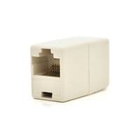 Соединитель RJ45 8P8C мама / мама RJ45 для соединения кабеля, бежевый, Q100