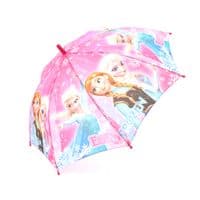 Зонтик детский Frozen автоматический, D-100см, защита от солнца, UV (99%), защита от дождя, каркас - Al+Fe, Pink