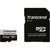 Карта пам'яті Transcend High Endurance 350V microSDXC 512GB UHS-I U3 V30 + SD адаптер (TS512GUSD350V)
