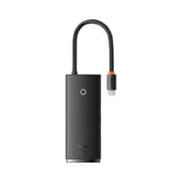 USB-концентратор Baseus Lite Series 6-Port Type-C HUB Docking Station (Type-C to HDMI+USB3.0*2+Type-C Data+SD/TF) Black