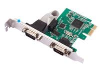 Контроллер PCI-Е=&amp;gt;RS232(9Pin)+RS232(9Pin), 2 порта, TX382B-2S, BOX