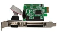 Контроллер PCI-Е=&amp;gt;RS232(9Pin)+LPT(25Pin), TX382A, BOX