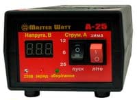 Автоматическое ЗУ для аккумулятора MW-AZU12-25A 12V (30-300Ah) (MF,WET,AGM,GEL,CA / CA), 160-240V, Мах ток заряда 25А, напряжение заряда 14,7;15,4V