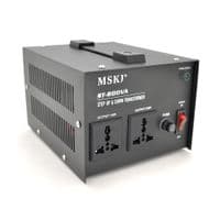 Перетворювач напруги MSKJ ST-800VA( 500W) Трансформаторний Input 220 V / Output 110V, + 2 універсальних розеток