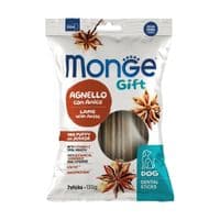 Лакомство для собак Monge Gift Dog Puppy and Junior Mini ягненок с анисом 120 г (8009470085571)