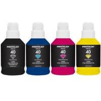 Чернила Printalist Canon GI-40 для G5040/G6040 4х190г BP/C/M/Y SET Pigm/Water. (PL40SET4)