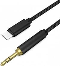 Адаптер XoKo USB Type-C - 3.5 мм (M/M), 1 м, Black (AUX-002-BK)