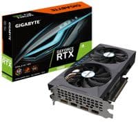 Відеокарта GeForce RTX 3060, Gigabyte, EAGLE OC Rev. 2.0 (Limited Hash Rate), 12Gb GDDR6, 192-bit, 2xHDMI/2xDP, 1807/15000 MHz, 8-pin (GV-N3060EAGLE OC-12GD)