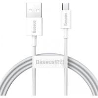 Кабель Baseus Superior Fast Charging USB-microUSB, 2м White (CAMYS-A02)