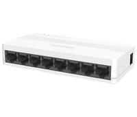 8-портовий комутатор Hikvision DS-3E0508D-E 10/100 Мбіт/1000 Мбіт/сек, 90x43x142 мм