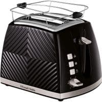 Тостер Russell Hobbs Groove, черный 26390-56 (26390-56)