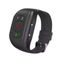 Фитнес-браслет CANYON ST-02, Senior Tracker, UNISOC 8910DM, GPS function, SOS button, IP67 waterproof, single SIM, 32+32MB, GSM(850/900/1800/1900MHz), 4G Brand(1/2/3/5/7/8/20), 1000mAh, compatibility with iOS and android, Black, host: 65*42*20mm, strap: 20wide*240mm, 73g